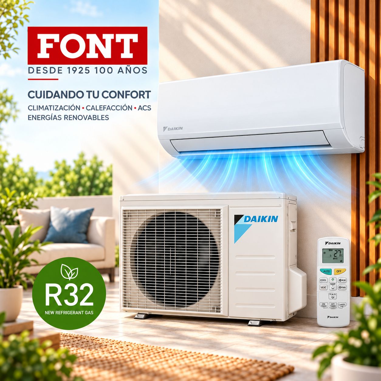 25. DAIKIN TXF50F R32 WIFI