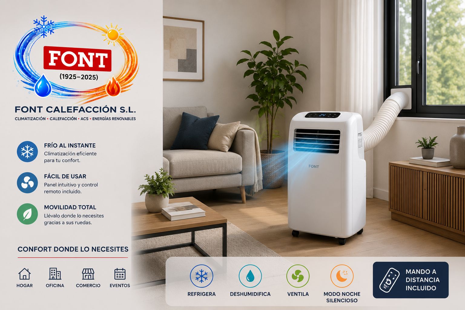 Aire Acondicionado Port&aacute;til