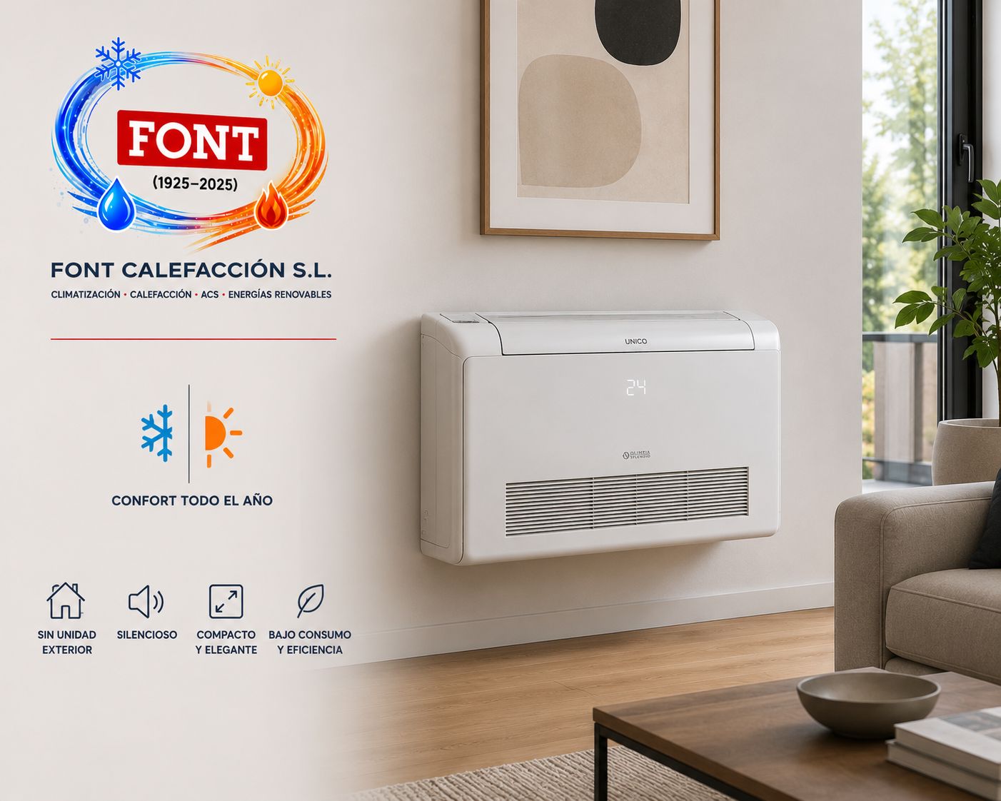 Aire acondicionado sin unidad exterior