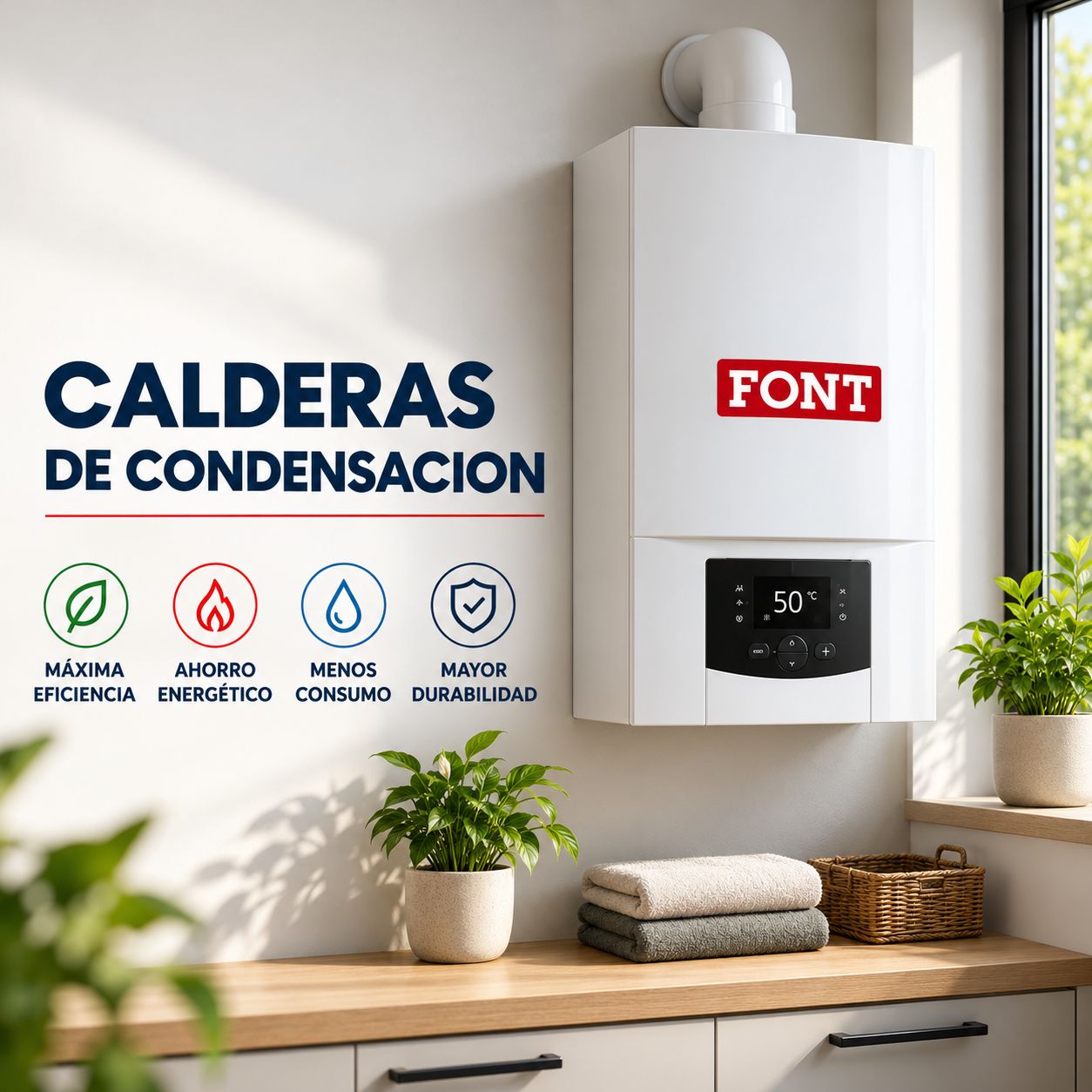 Instalaci&oacute;n Caldera de gas