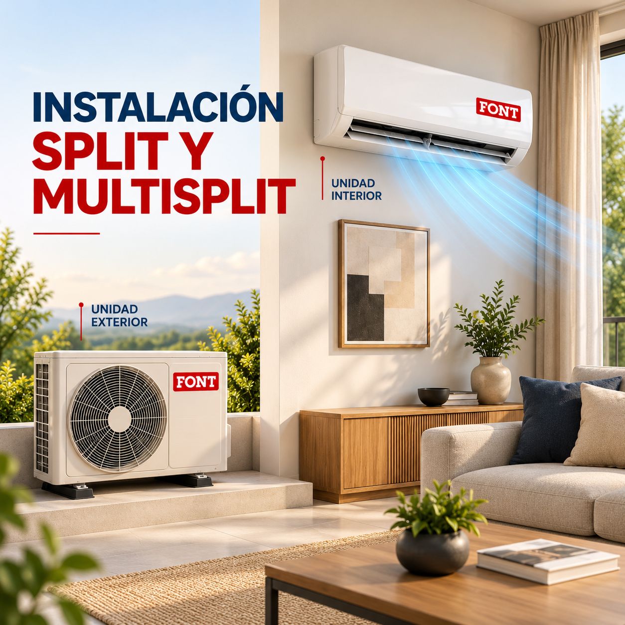Instalaci&oacute;n Split y Multisplit