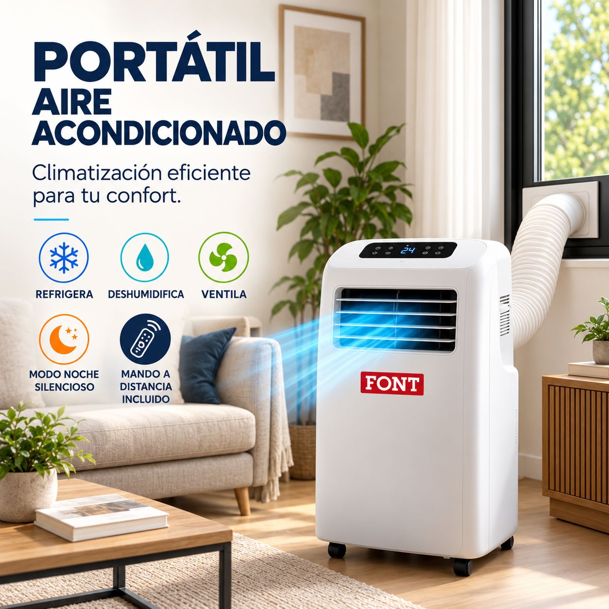 Port&aacute;til Aire acondicionado