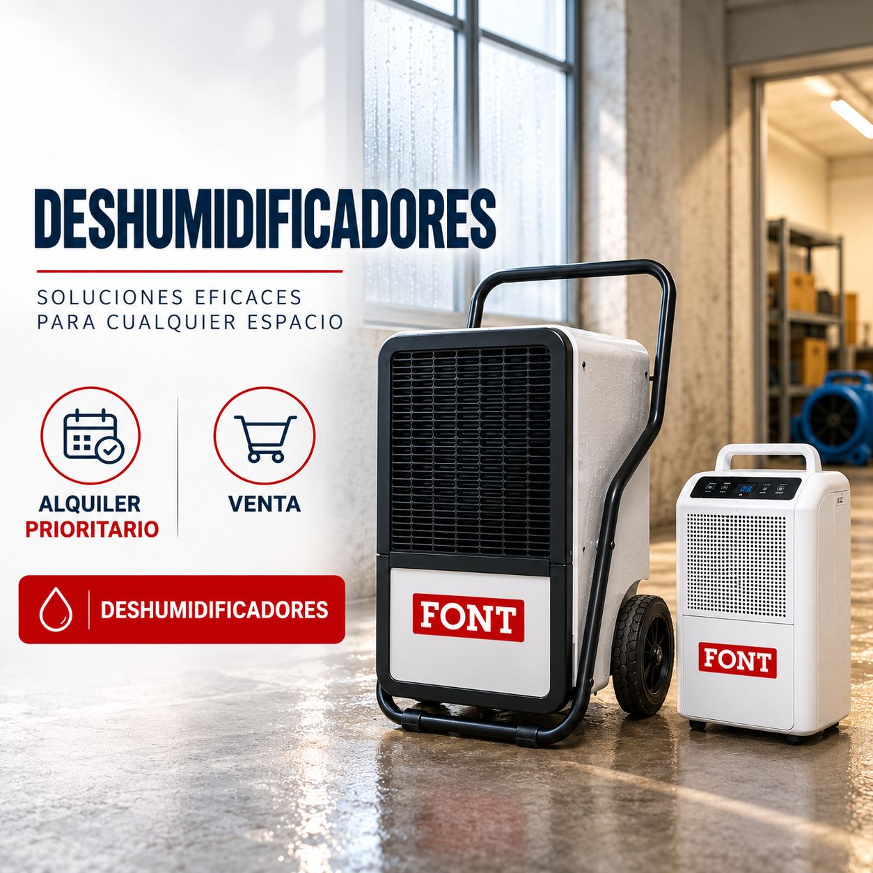 Venta/alquiler Deshumidificadores